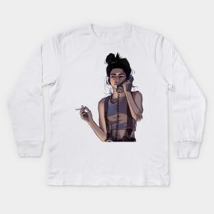 Euphoria Rue (Zendaya) Kids Long Sleeve T-Shirt